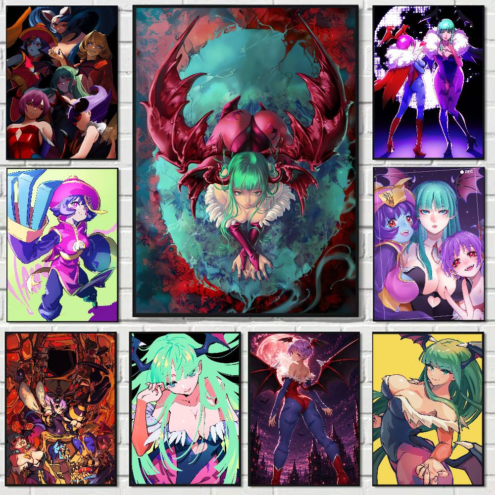 Home Bar And Theater - Poster Anime Darkstalkers GAME, Decorazione da