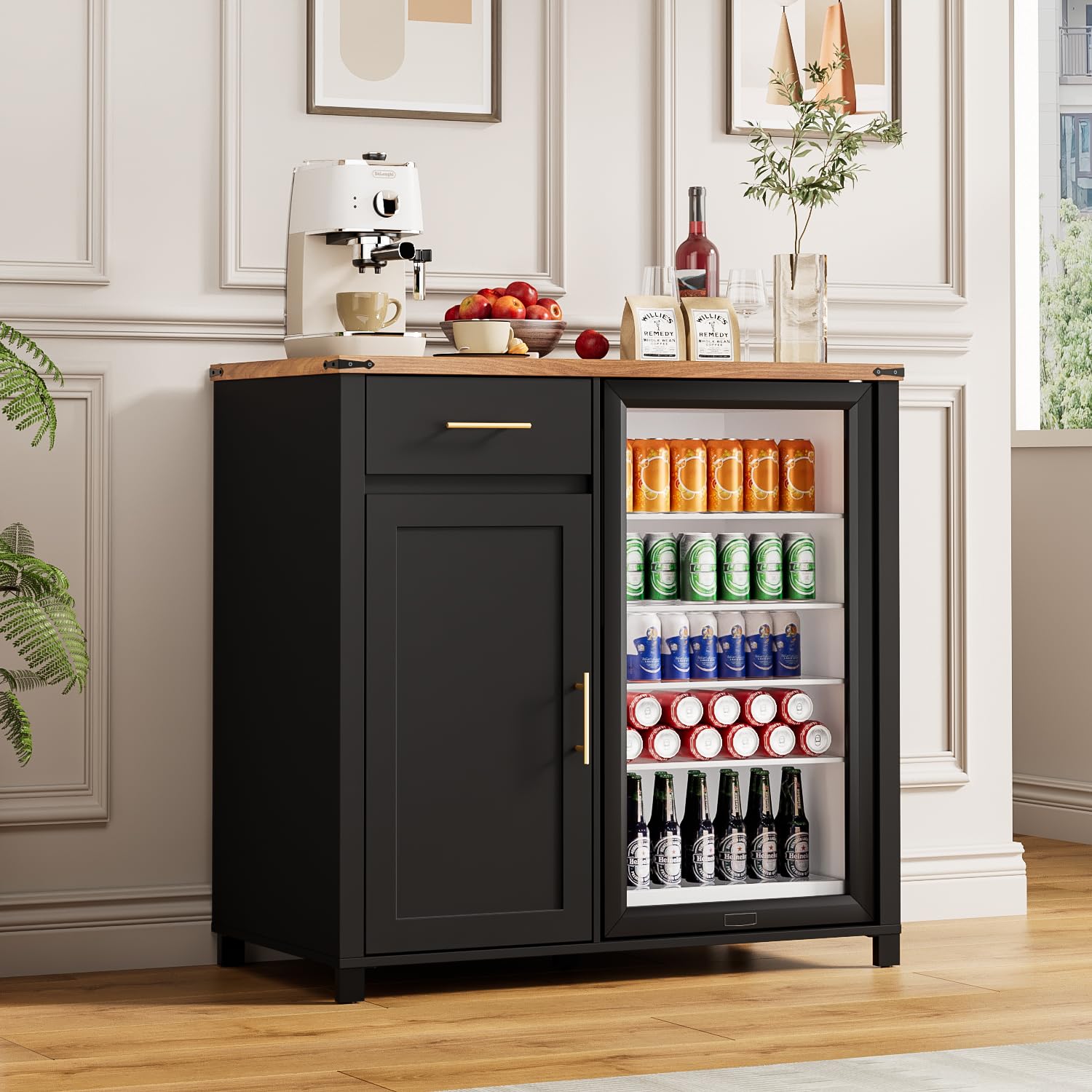 Home Bar And Fridge - Mobile Bar per Caffè da 39