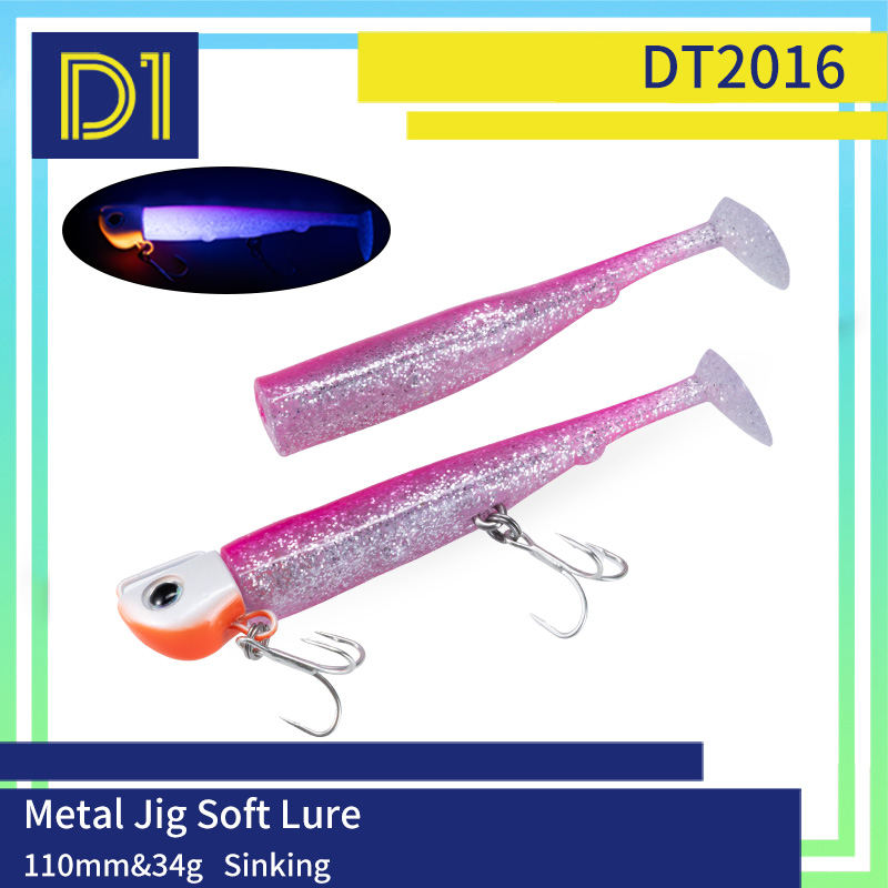 Jigger Double Sided - D1 110mm 34g Jig in Metallo