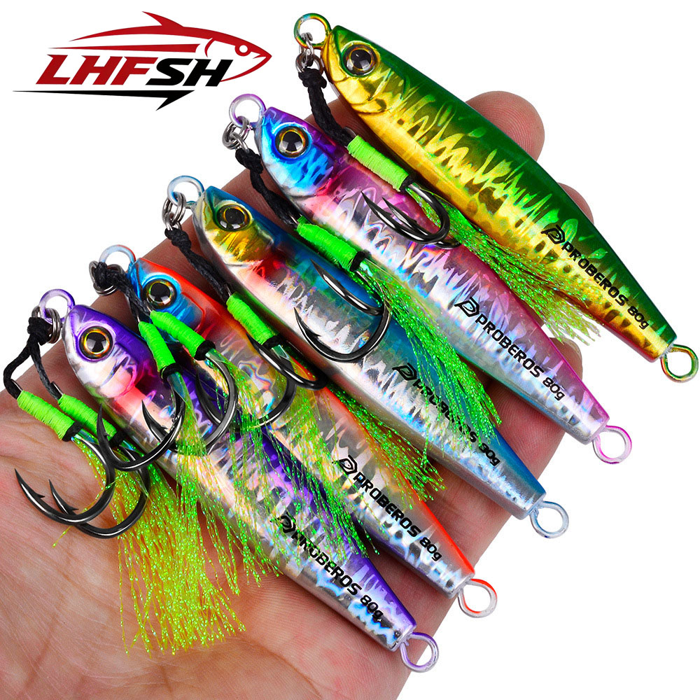 Jigger Double Sided - LHFSH 35g-80g Jig in Metallo a