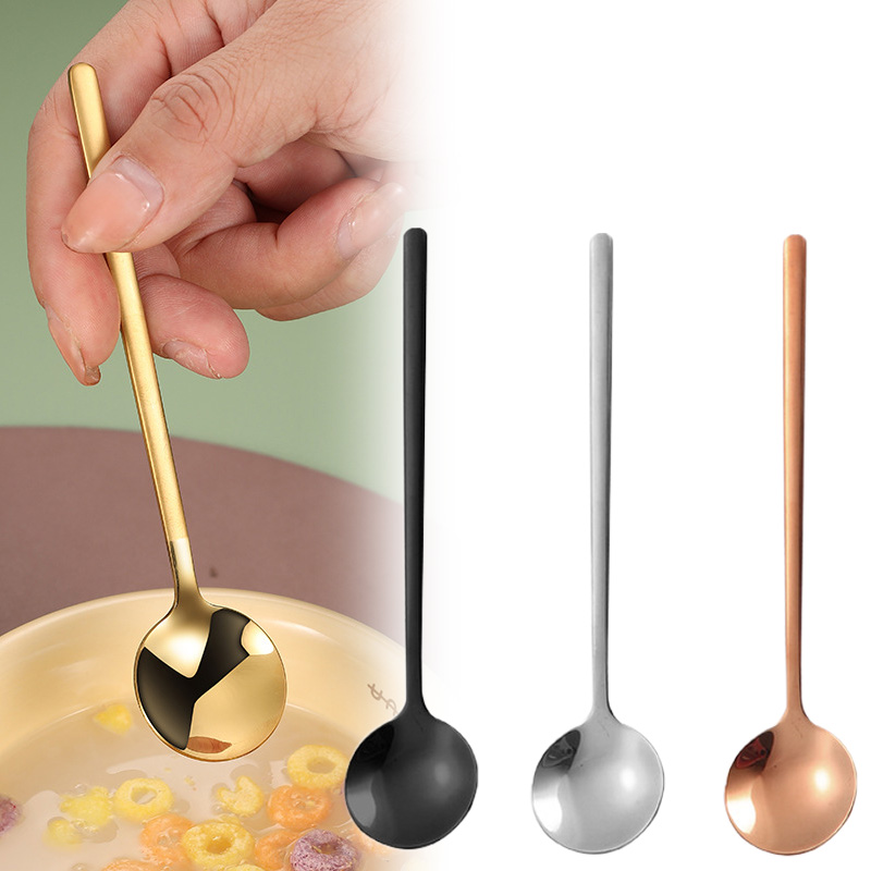 Ice Pick Pick - Cucchiaio in acciaio inossidabile addensato manico
