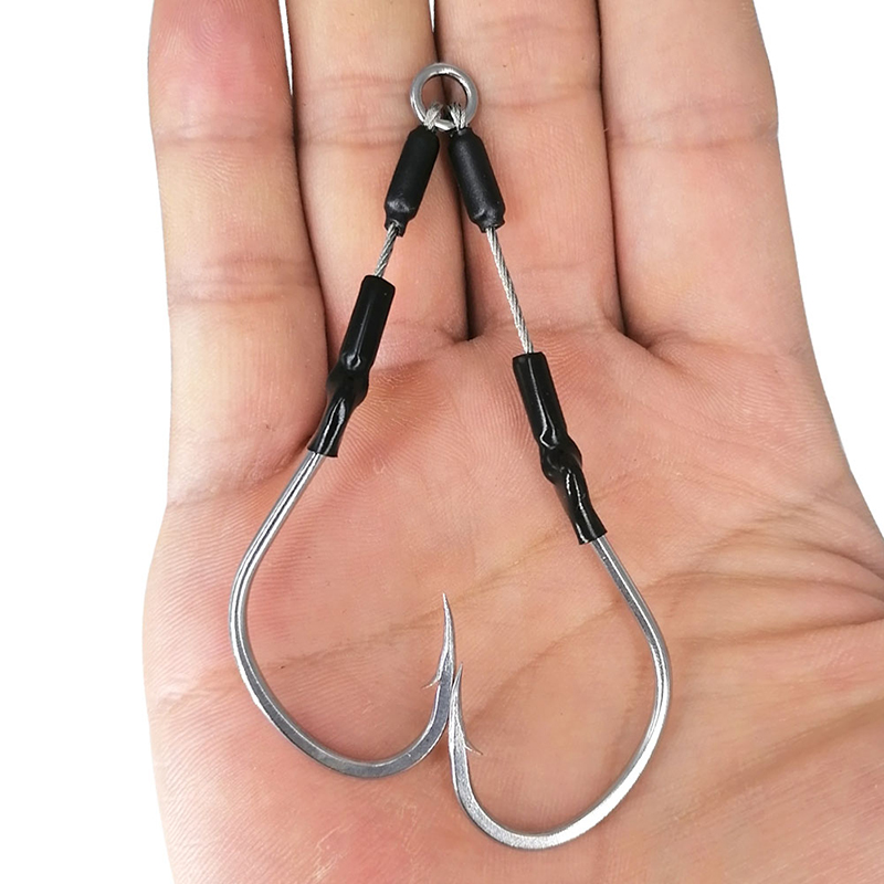 Jigger Double Sided - 2 paia/borsa Lento Veloce Jigging Gancio