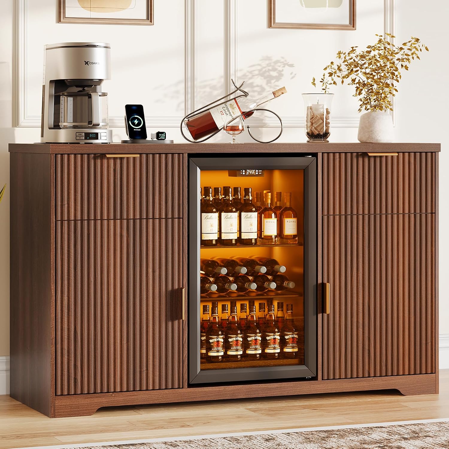 Home Bar And Fridge - Mobile Bar da 55