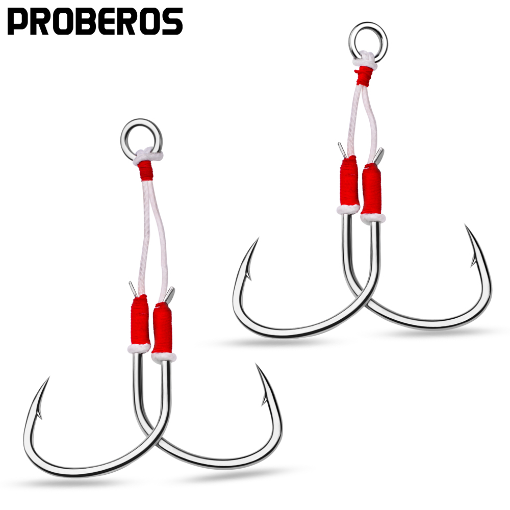 Jigger Double Sided - PROBEROS 2 pezzi Jigging Doppi ami