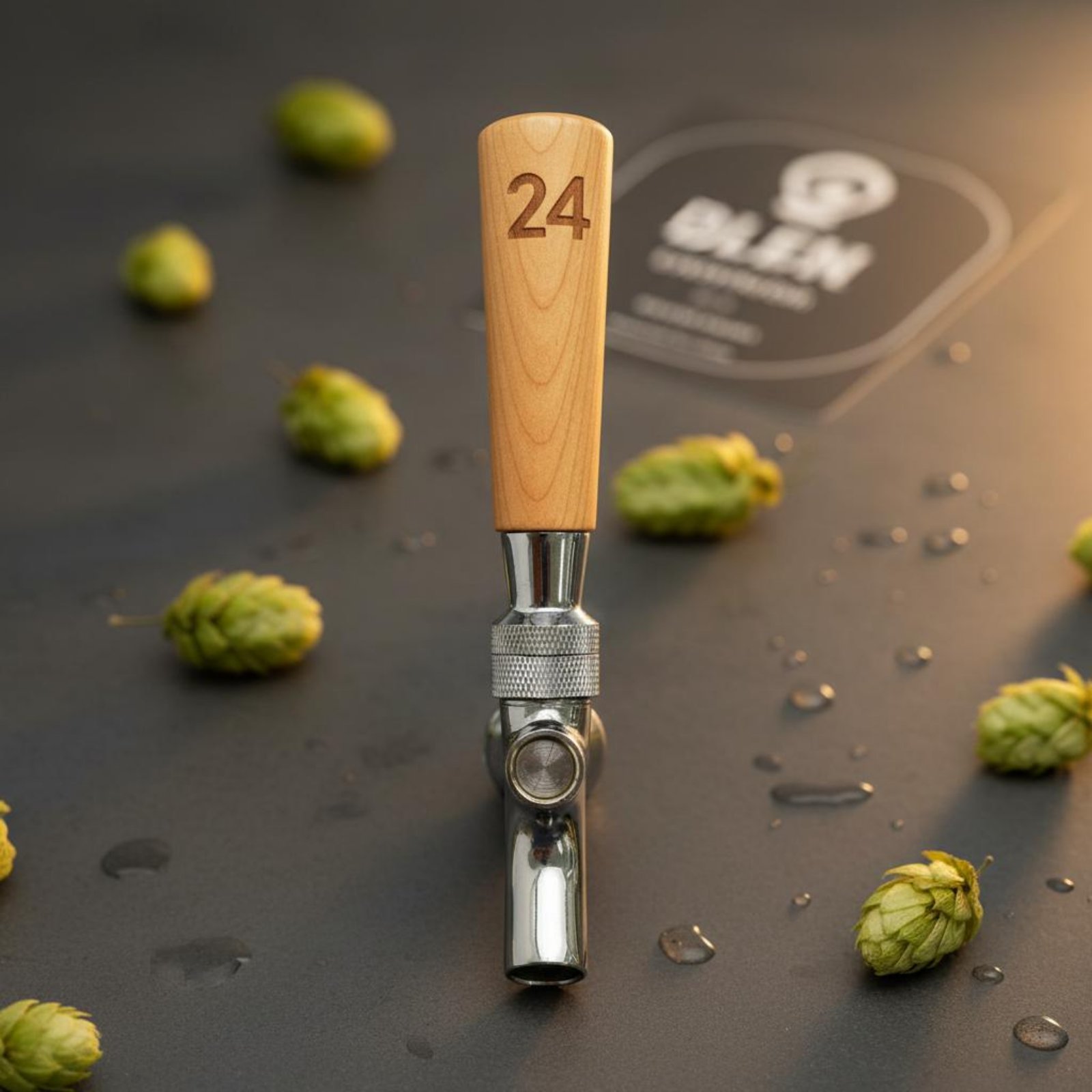 Home Bar Accessories - Manico Corto in Legno per Spillatore