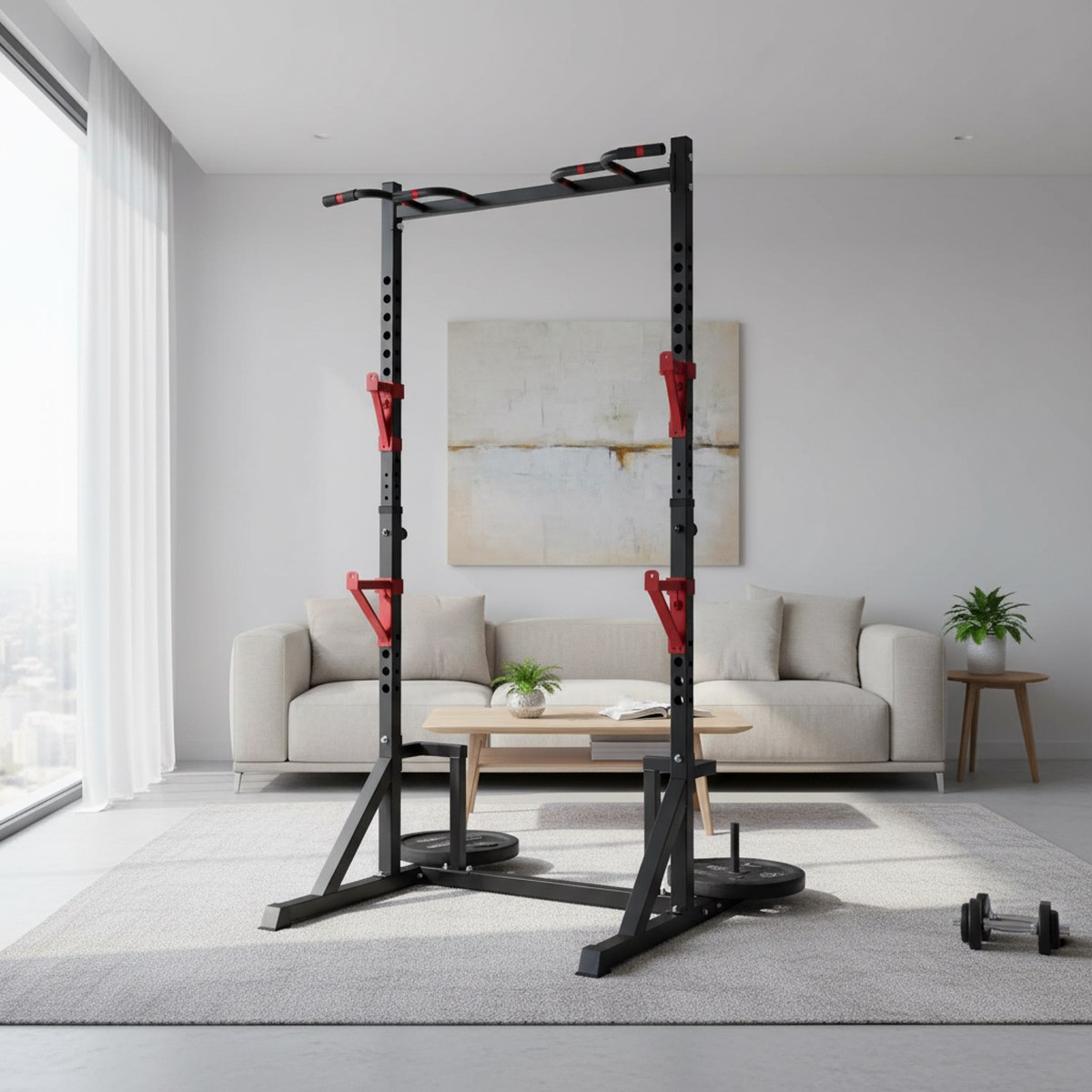 Power Rack Regolabile con Barr - Home Bar Stand recensione e prezzo