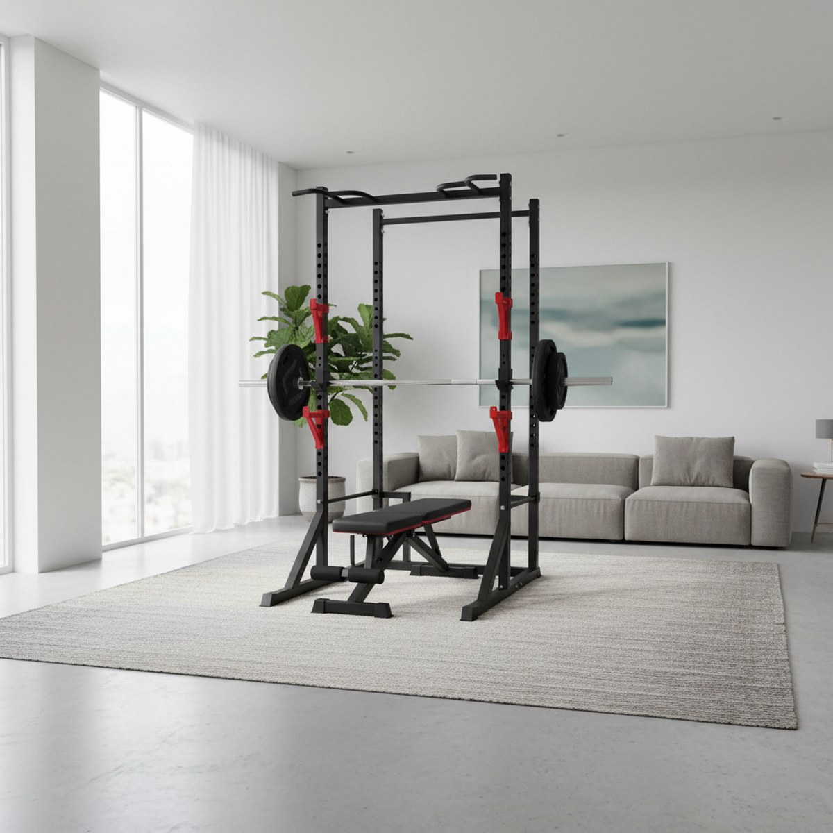 Power Rack Regolabile con Barr - Home Bar Stand recensione e prezzo