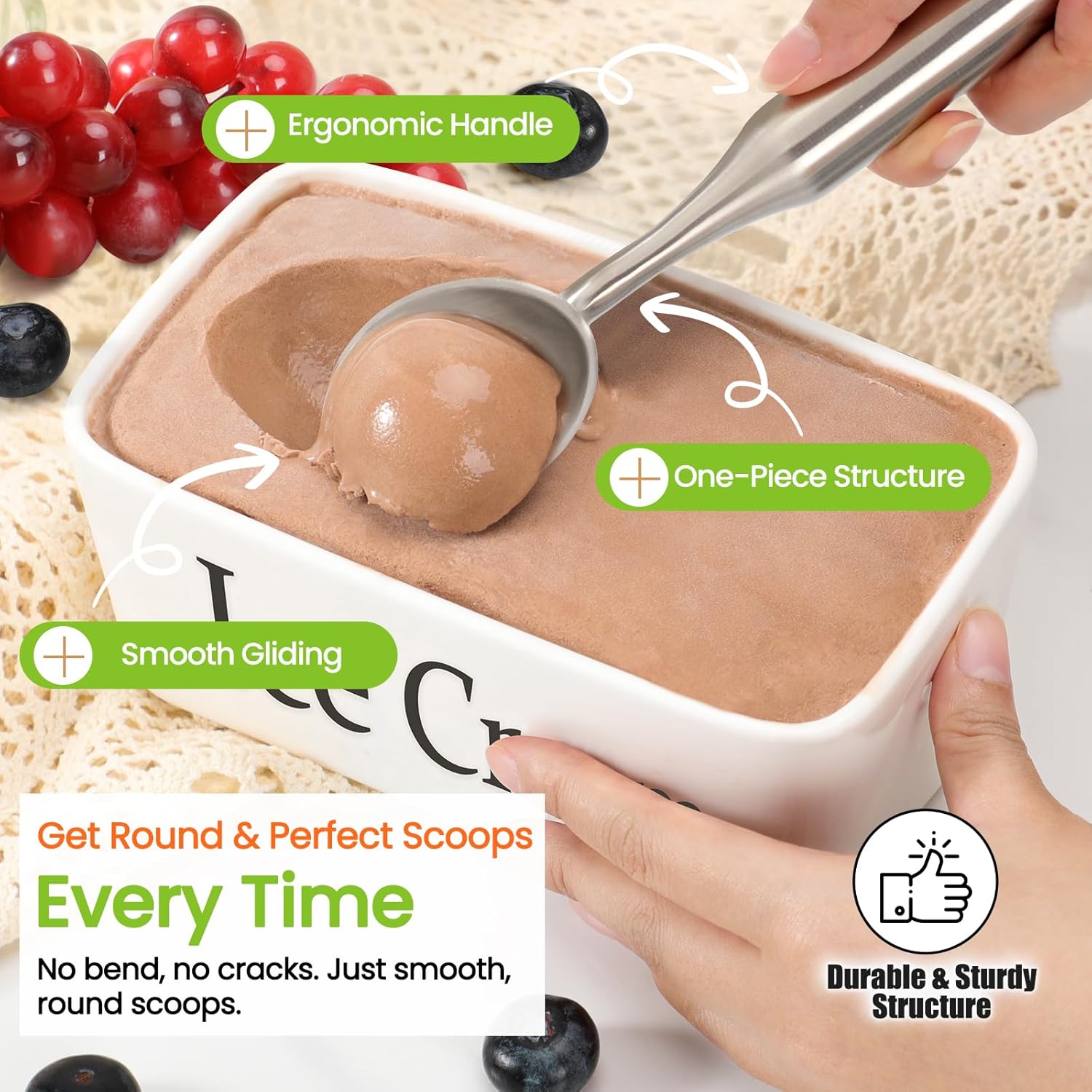 Cucchiaio per gelato in acciai - Ice Pick Pick recensione e prezzo