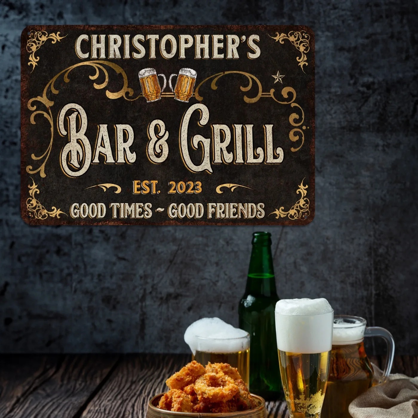1 Pezzo di Insegna in Metallo  - Home Bar Signs recensione e prezzo