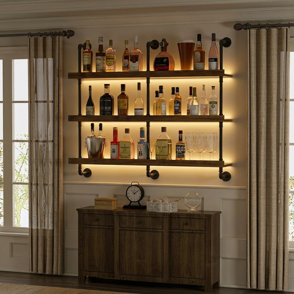 Portabottiglie da parete con l - Home Bar Stand recensione e prezzo