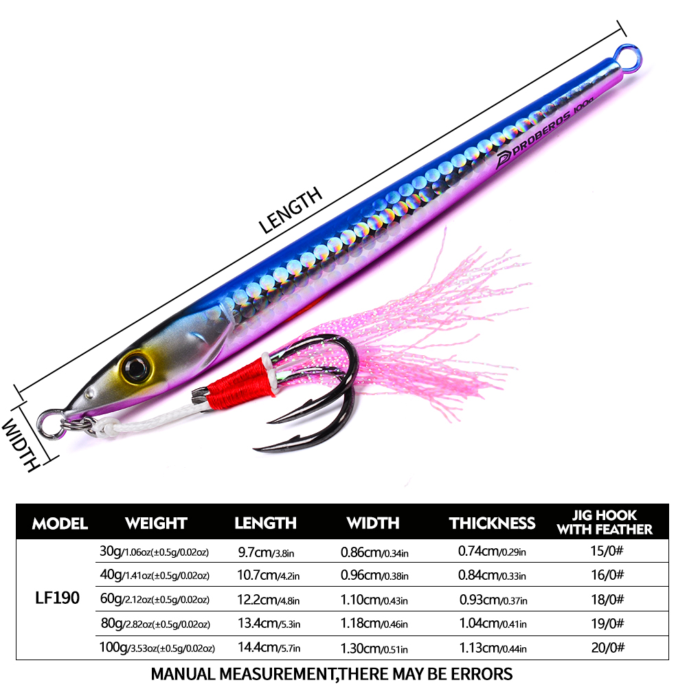 PROBEROS 30-100g Jig a Rapido  - Jigger Double Sided recensione e prezzo