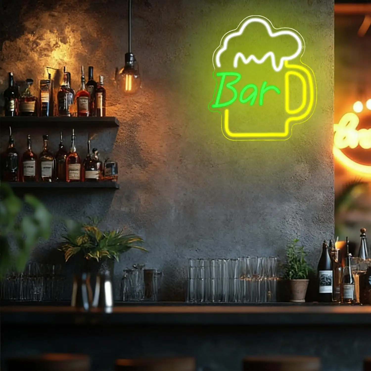 Insegna al Neon per Bar con Lu - Home Bar Signs recensione e prezzo